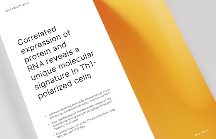 Correlating the expression of protein and RNA with BioLegend