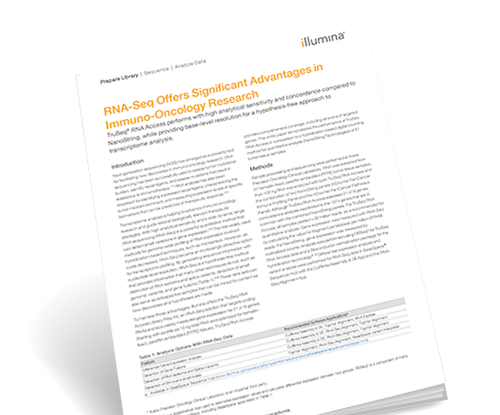 RNA-Seq Advantages Immuno-oncology Research Doc