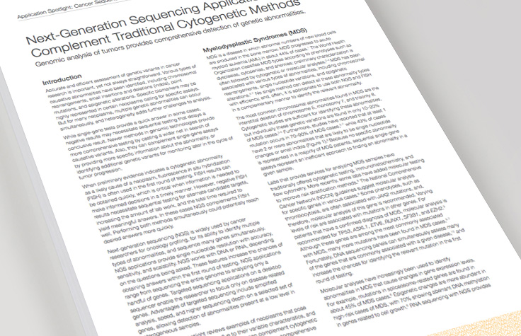 NGS Complements Traditional Cytogenetic Methods