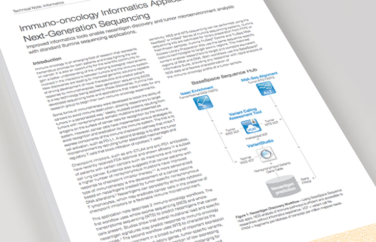 Immuno-oncology Informatics Applications Using NGS