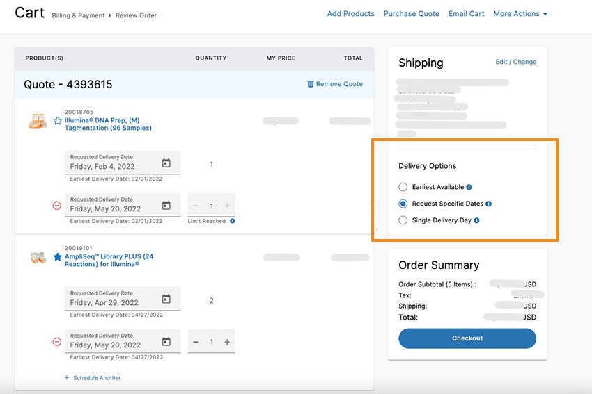 Track Shipments and Manage Delivery
                                    Dates