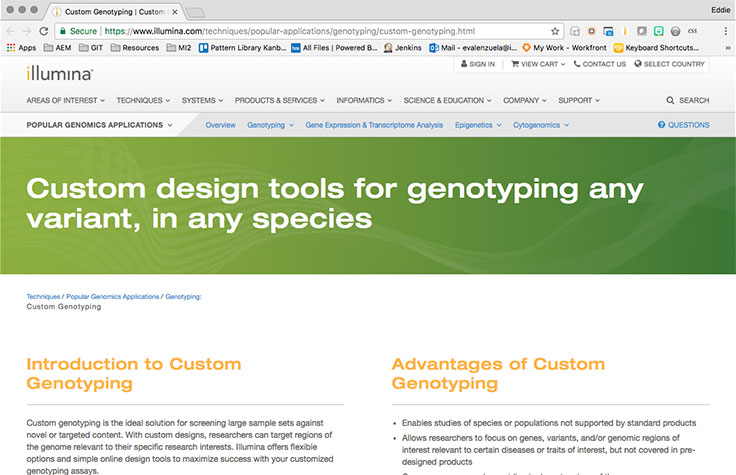 Custom Genotyping Options