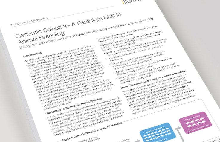 Genomic Selection and Animal Breeding