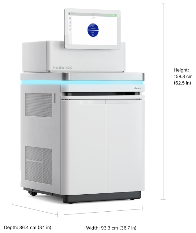 NovaSeq 6000 instrument specifications